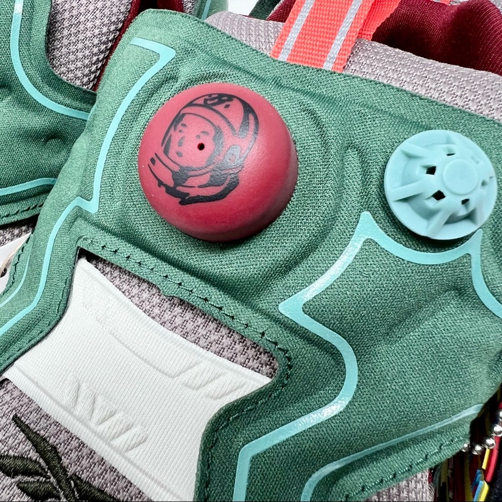 Reebok x adidas x BBC INSTAPUMP FURY BOOST GREEN Low Top Athletic Sneakers - Picture 9 of 15